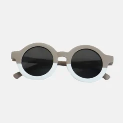 Lunettes de soleil bebe categorie 4 bicolore taupe hop'pop