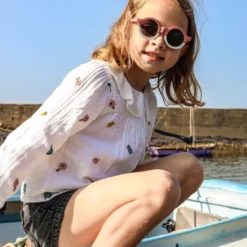 Lunettes de soleil enfants categorie 3 bicolore rose hop'pop