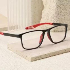 Lunettes loupes noir-orange 2,0