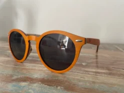 Lunettes unisexe bois spector orange