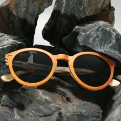 Lunettes unisexe bois spector orange
