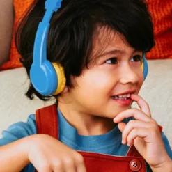 Lunii - casque audio bleu - compatible avec ma fabrique à histoires - pour