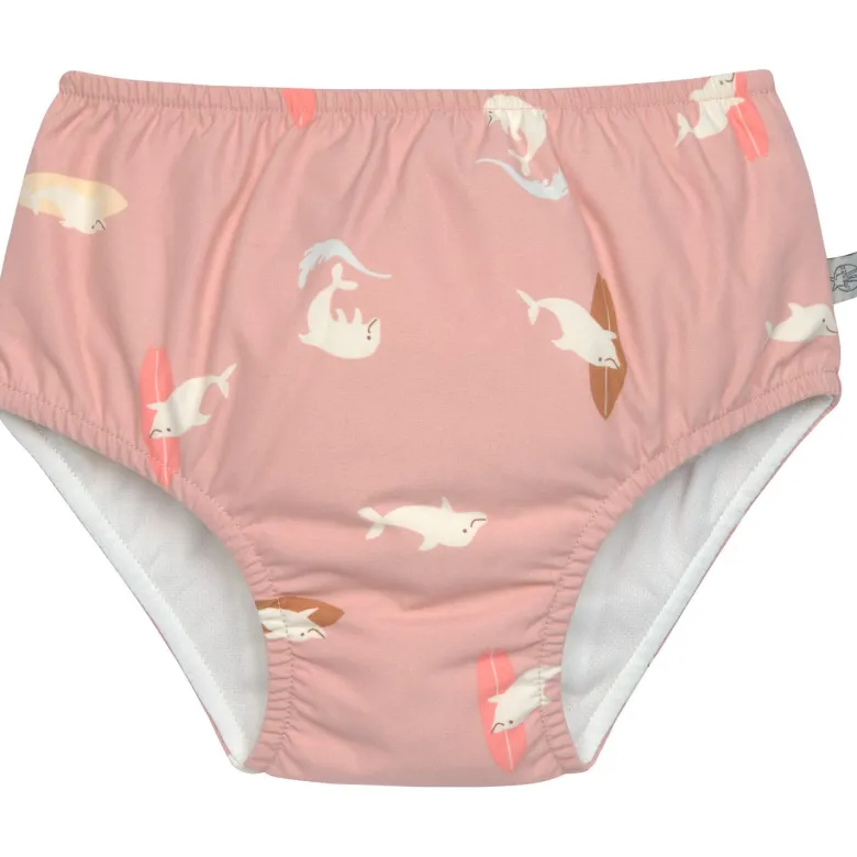 Maillot de bain couche dauphin pêche (25-36 mois)