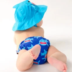 Maillot et chapeau requin (6-12m)