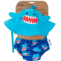 Maillot et chapeau requin (6-12m)