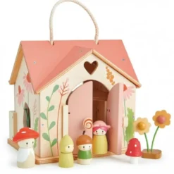Maison de poupée en bois rosewood
