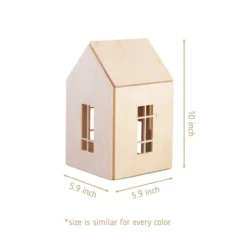 Maison de poupées aimantée rose l
