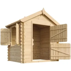 Maison en bois pour enfants sans plancher- 112x146xh143cm-1.1m2