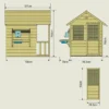 Maisonnette cabane enfant chalet + cuis