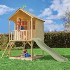 Maisonnette cabane sur pilotis avec tob