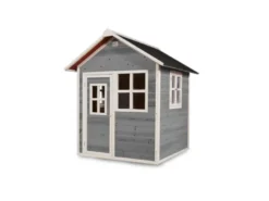 Maisonnette en bois pour enfants loft 100 gris - exit toys
