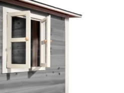 Maisonnette en bois pour enfants loft 100 gris - exit toys