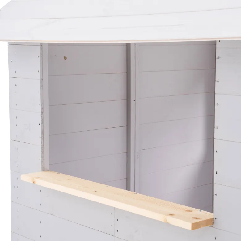 Maisonnette sur pilotis balcon et gliss