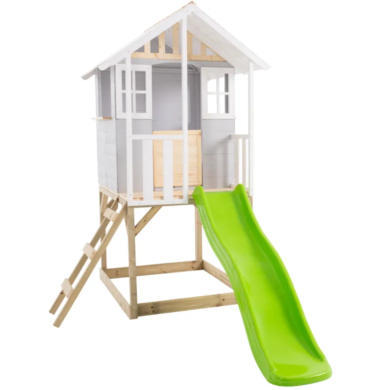 Maisonnette sur pilotis balcon et gliss