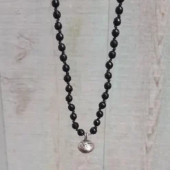 Mala 108 perles onyx et appeleur d’anges