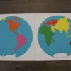 Mamontessoribox puzzle géo Continents