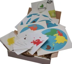 Mamontessoribox puzzle géo Continents