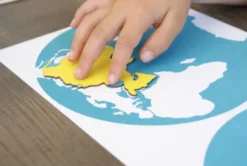 Mamontessoribox puzzle géo Continents