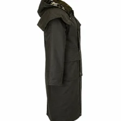 Manteau long walker and hawkes waxstock vert