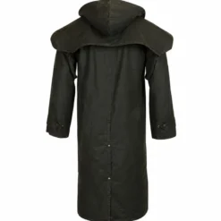 Manteau long walker and hawkes waxstock vert