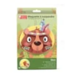 Maquette a suspendre ours -3d carton