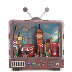 Maquette bois 3d - tv londres