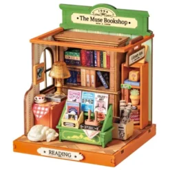 Maquette 3d - la librairie muse