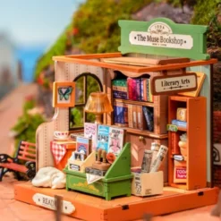 Maquette 3d - la librairie muse