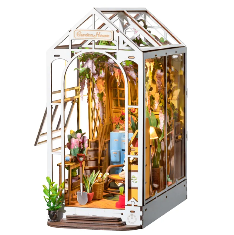 Maquette serre-livres éclairée Garden Home