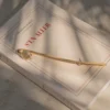 Marque-page doré – coquillage et or fin