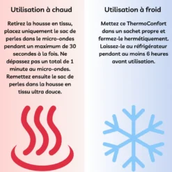 Masque relaxant chaud froid naturel