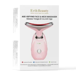 Masseur anti-âge visage et cou rose