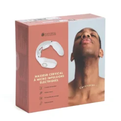 Masseur de cou EMS et chaleur stimulation basse fréquence avec télécommande