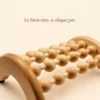 Masseur de pied réflexologie en bois