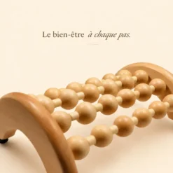 Masseur de pied réflexologie en bois