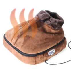 Masseur pieds 2-en-1, chaleur 40 50 60°c, housse lavable, 140x20