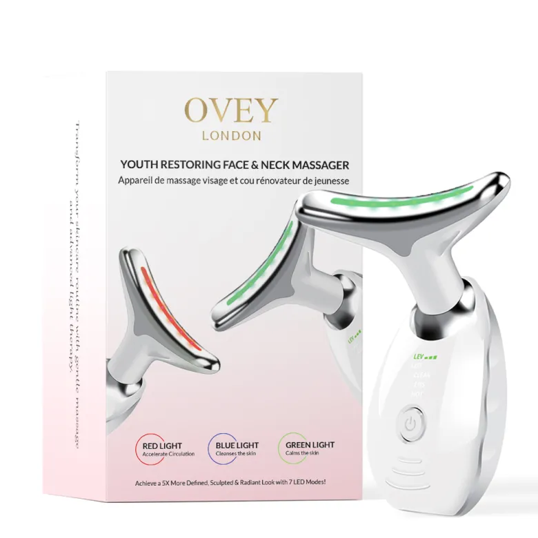 Masseur visage et cou rajeunissant