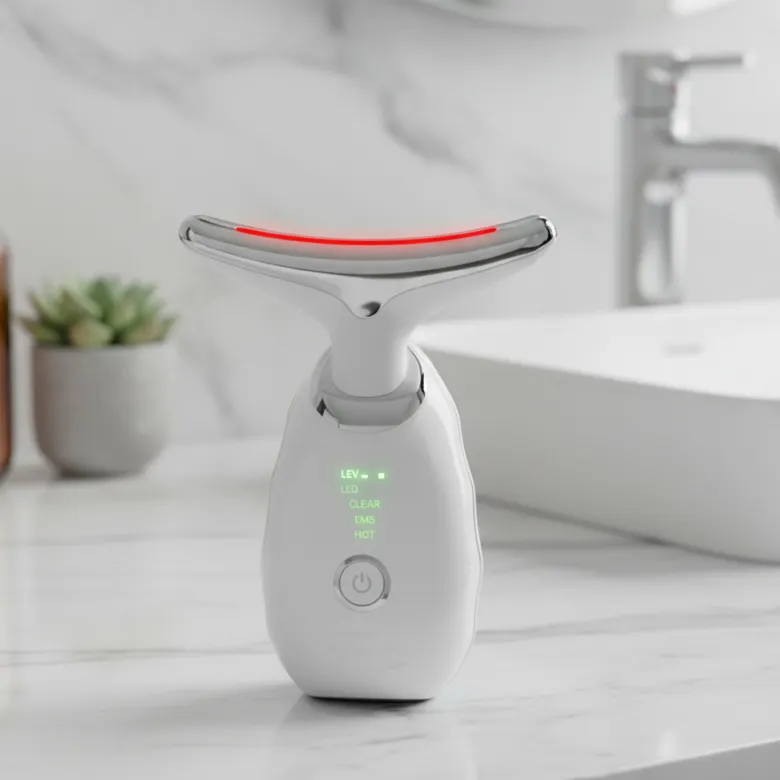 Masseur visage et cou rajeunissant