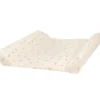 Matelas à langer imperméable et housse yellow lily