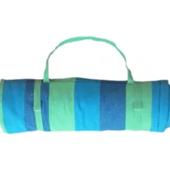 Matelas plage bleu et vert