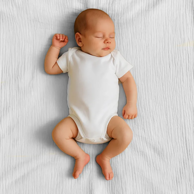 Maxi lange en coton bio blanc