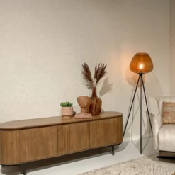 Menton-meuble tv 170 cm en bois massif