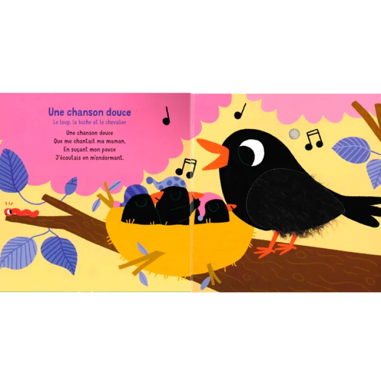 Mes comptines câlin livre sonore et tactile