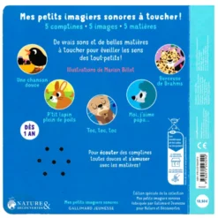 Mes comptines câlin livre sonore et tactile