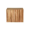 Meuble salle de bain suspendu teck