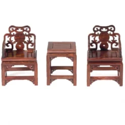Meubles chinois miniatures - palissandre