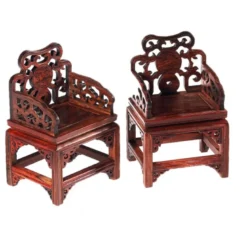 Meubles chinois miniatures - palissandre