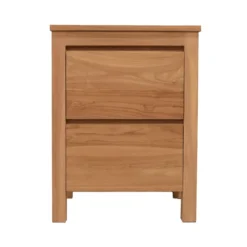 Meuble sdb en teck massif 60 cm varedo