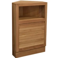 Meuble sdb teck massif 50 cm corner s