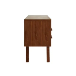 Meuble tv - buffet bois foncé noyer l160 cm volver